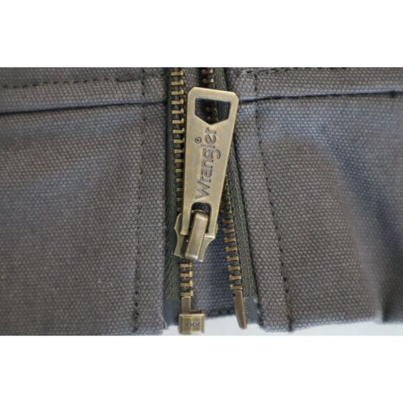 Wrangler Riggs Workwear Men's Sz XL Charcoal Duck Sherpa Lined Full Zip Jacket - Picture 10 of 12